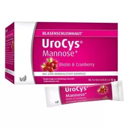 UROCYS Palčke Mannose+, 15 kosov