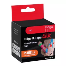 HÖGA-K-TAPE Svila 5 cmx5 m l.fr.rdeči kineziol.trak, 1 kos