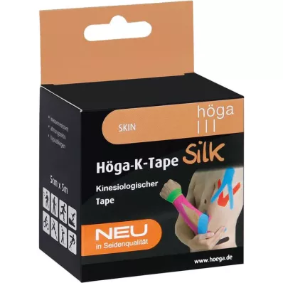 HÖGA-K-TAPE Svila 5 cmx5 m l.fr.skin kinesiol.tape, 1 kos