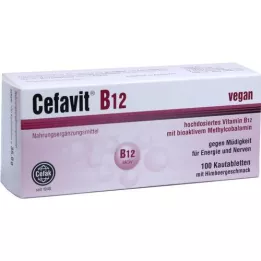 CEFAVIT B12 žvečljive tablete, 100 kosov