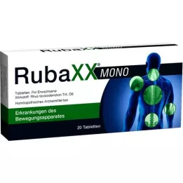 RUBAXX Mono tablete, 20 kosov