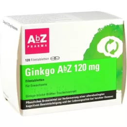 GINKGO AbZ 120 mg filmsko obložene tablete, 120 kosov