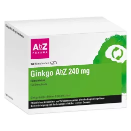 GINKGO AbZ 240 mg filmsko obložene tablete, 120 kosov