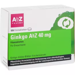 GINKGO AbZ 40 mg filmsko obložene tablete, 120 kosov