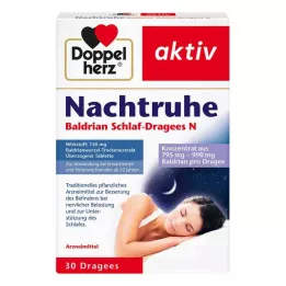 DOPPELHERZ Nachtruhe Valerijanske pastilke za spanje N, 30 kapsul