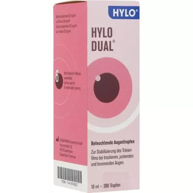 HYLO DUAL Kapljice za oči, 10 ml