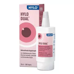 HYLO DUAL Kapljice za oči, 10 ml