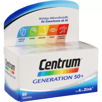 CENTRUM Generacija 50+ Tablete, 60 kapsul