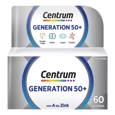 CENTRUM Generacija 50+ Tablete, 60 kapsul