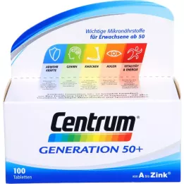 CENTRUM Generacija 50+ Tablete, 100 kapsul