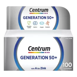 CENTRUM Generacija 50+ Tablete, 100 kapsul