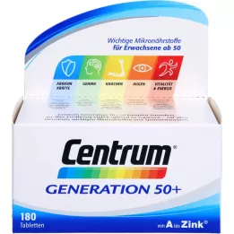 CENTRUM Generacija 50+ Tablete, 180 kapsul