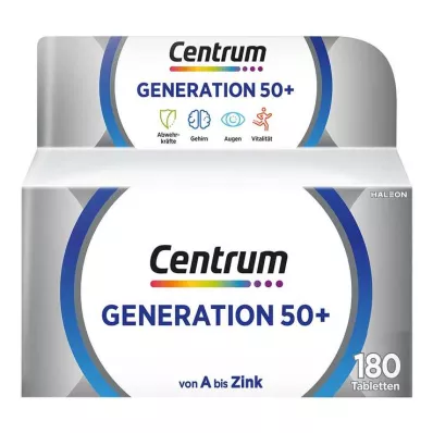 CENTRUM Generacija 50+ Tablete, 180 kapsul