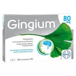 GINGIUM 80 mg filmsko obložene tablete, 30 kosov