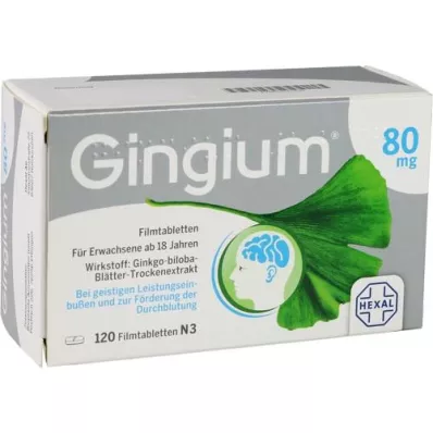 GINGIUM 80 mg filmsko obložene tablete, 120 kosov