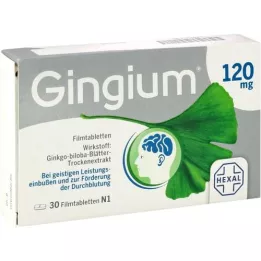 GINGIUM 120 mg filmsko obložene tablete, 30 kosov