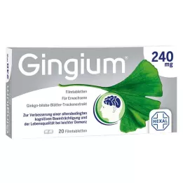 GINGIUM 240 mg filmsko obložene tablete, 20 kosov