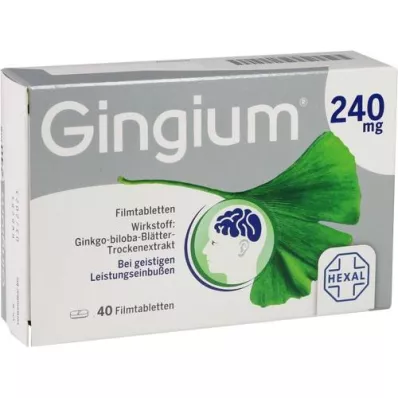 GINGIUM 240 mg filmsko obložene tablete, 40 kosov