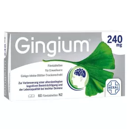 GINGIUM 240 mg filmsko obložene tablete, 60 kosov