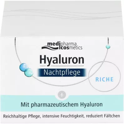 HYALURON NACHTPFLEGE bogata krema v kozarcu, 50 ml