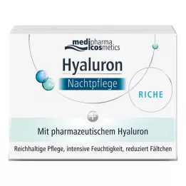 HYALURON NACHTPFLEGE bogata krema v kozarcu, 50 ml