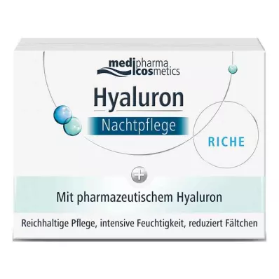 HYALURON NACHTPFLEGE bogata krema v kozarcu, 50 ml