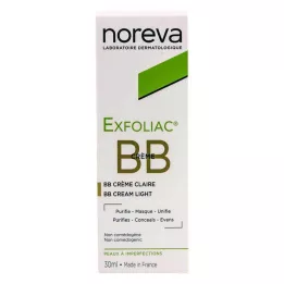 NOREVA Exfoliac obarvan BB-krema light, 30 ml