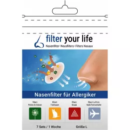 FILTER YOUR LIFE Nosni filter za alergike, velikost L, 7X2 kosov