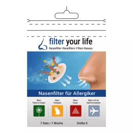 FILTER YOUR LIFE Nosni filter za alergike, velikost S, 7X2 kosov