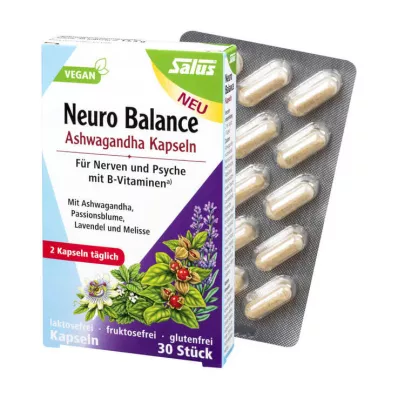 NEURO BALANCE Ashwagandha kapsule Salus, 30 kapsul