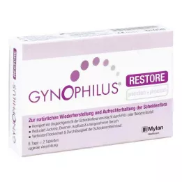GYNOPHILUS obnovite vaginalne tablete, 2 kosa