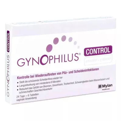 Gynophilus Control vaginalne tablete (6 kos) Gynophilus Control vaginalne tablete (6 kos)