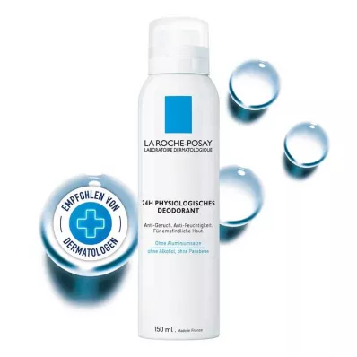 La Roche Posay deodorant za občutljivo kožo 48 ur v pršilu, 150 ml