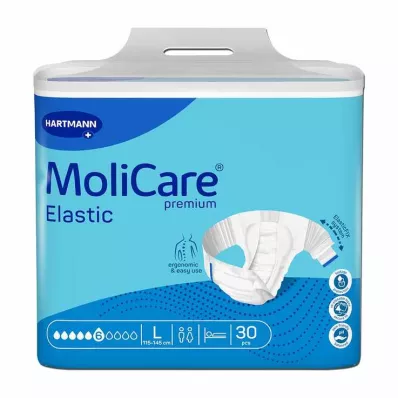 MoliCare® Premium Elastic Slip 6 kapljic velikost L, 30 kosov