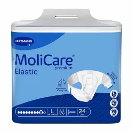 MOLICARE Premium Elastic Slip 9 kapljic velikosti L, 24 kosov