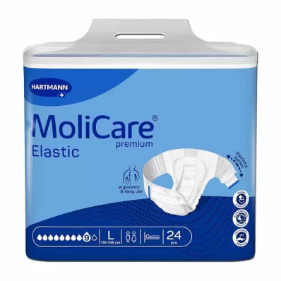 MoliCare® Premium Elastic Slip 9 kapljic velikost L, 24 kosov MoliCare® Premium Elastic Slip 9 kapljic velikost L, 24 kosov