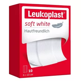 LEUKOPLAST mehki beli ometi 6x10 cm, 10 kosov