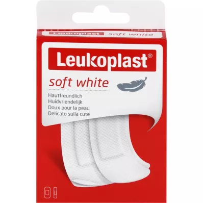 LEUKOPLAST mehka bela Str.19x72mm 12pcs/38x72mm 8pcs, 20pcs