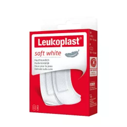 LEUKOPLAST mehka bela Str.19x72mm 12pcs/38x72mm 8pcs, 20pcs
