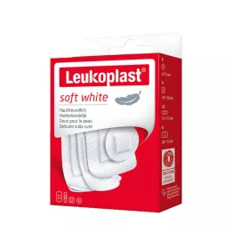 LEUKOPLAST mehka bela Str.19x72/D.25/38x72/38x38mm, 30 kosov