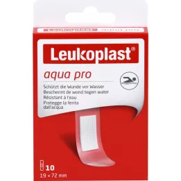 LEUKOPLAST aqua pro trakovi 19x72 mm, 10 kosov