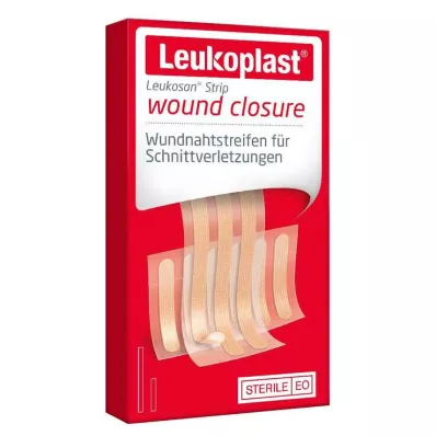 Leukoplast Leukosan Trakovi sterilni 6x38 mm / 6x75 mm, 9 kos