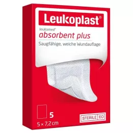 LEUKOPLAST Sterilna obloga za rane Leukomed 5x7,2 cm, 5 kosov