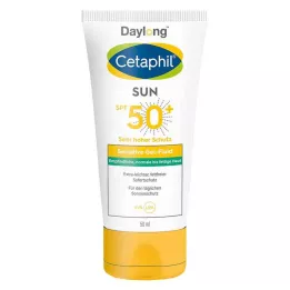 CETAPHIL Sun Daylong SPF 50+ sens.gel-fluid za obraz, 50 ml