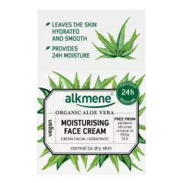 ALKMENE Vlažilna krema za obraz z organsko aloe vero, 50 ml