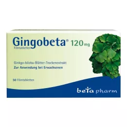 GINGOBETA 120 mg filmsko obložene tablete, 50 kosov