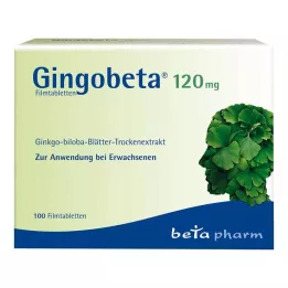GINGOBETA 120 mg filmsko obložene tablete, 100 kosov