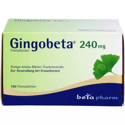 GINGOBETA 240 mg filmsko obložene tablete, 100 kosov