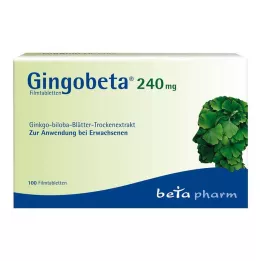 GINGOBETA 240 mg filmsko obložene tablete, 100 kosov