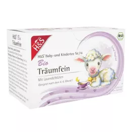 H&amp;S Ekološki čaj za dojenčke in otroke Träumfein filter vrečke, 20X1,2 g